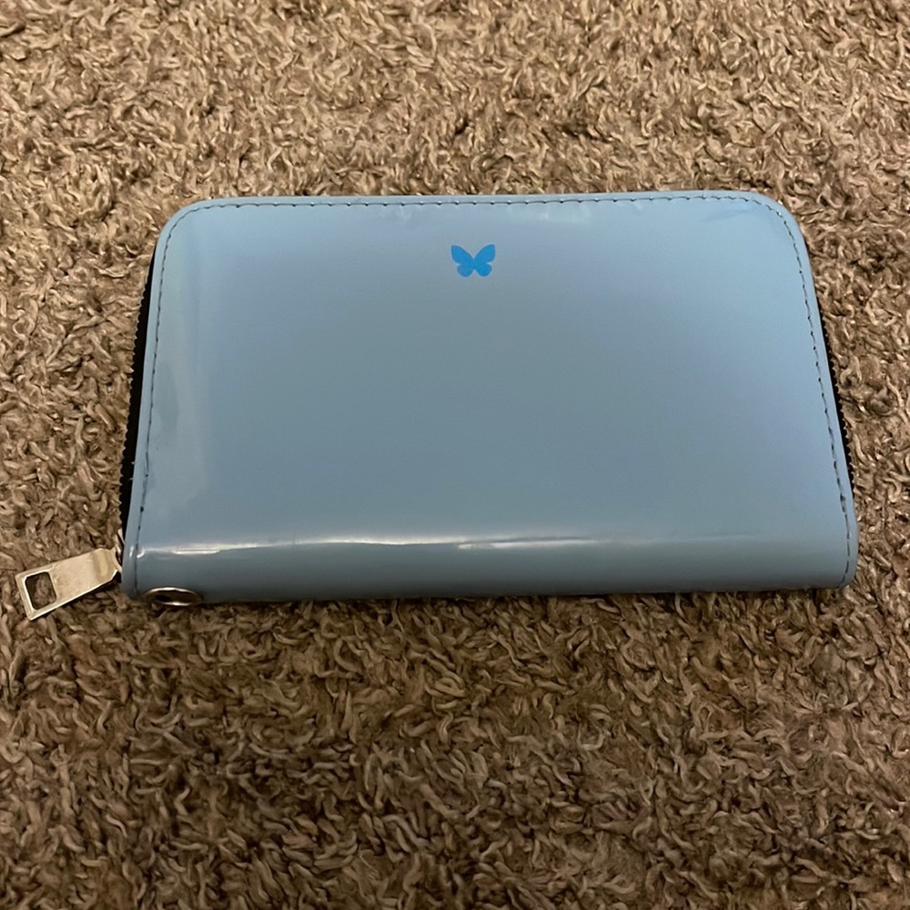 Shiny butterfly wallet